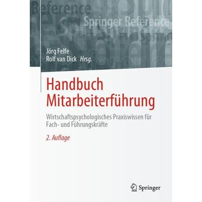 Handbuch Mitarbeiterführung, Gebundene Ausgabe von , Springer Berlin, 978-3-662-68184-8