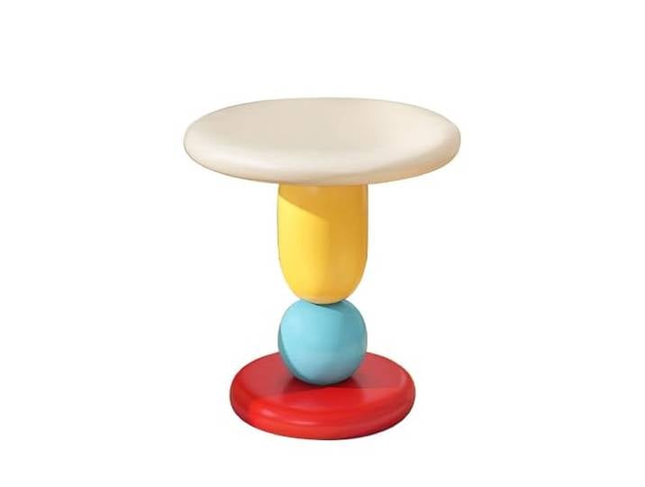9bbhfJw4R Couchtisch im Landhausstil Bunter Wohnzimmer-Aufbewahrungstisch, Eck-Couchtisch(Multi-Colored)