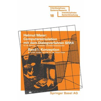 Computersimulation mit dem Dialogverfahren SIMA, Taschenbuch von Maier, Springer Basel, 978-3-7643-0748-6