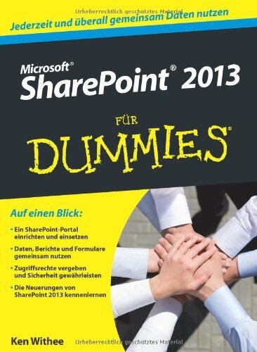 Ken Withee - Microsoft SharePoint 2013 für Dummies (Fur Dummies) - Preis vom 01.10.2026 17:08:56 h