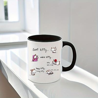 1 Stück lustige Katzentasse, Kaffeetasse, lustiges Geschenk, inspirierendes Geschenk, Geburtstagsgeschenk, Partygeschenk, Urlaubsdekoration, Urlaubsgeschenk, Geschenk für Freunde, 325 ml