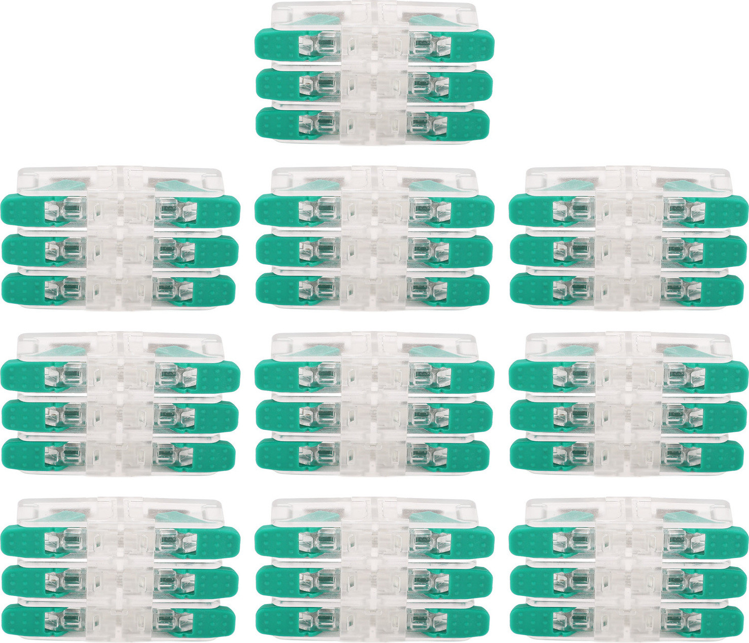 Cocosity 3-weg draadconnector voor snelle elektrische kabelaansluiting