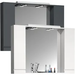 VCM, Spiegelschrank, Badspiegel Wandspiegel Breite 100 cm Hängespiegel Spiegelschrank Badezimmer Drehtür grifflos (100 x 14 x 71 cm)