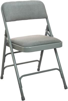 Lancaster Home 2-pack Advantage Padded Metal Folding Chair - Fabric Seat