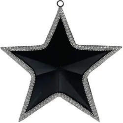 Dekohänger Tamin Stern schwarz 16cm