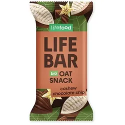 Lifebar OatSnack Cashew Chocolate Chip bio