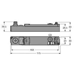 Turck piconet Stand-alone-Modul SDNB-10S-0003