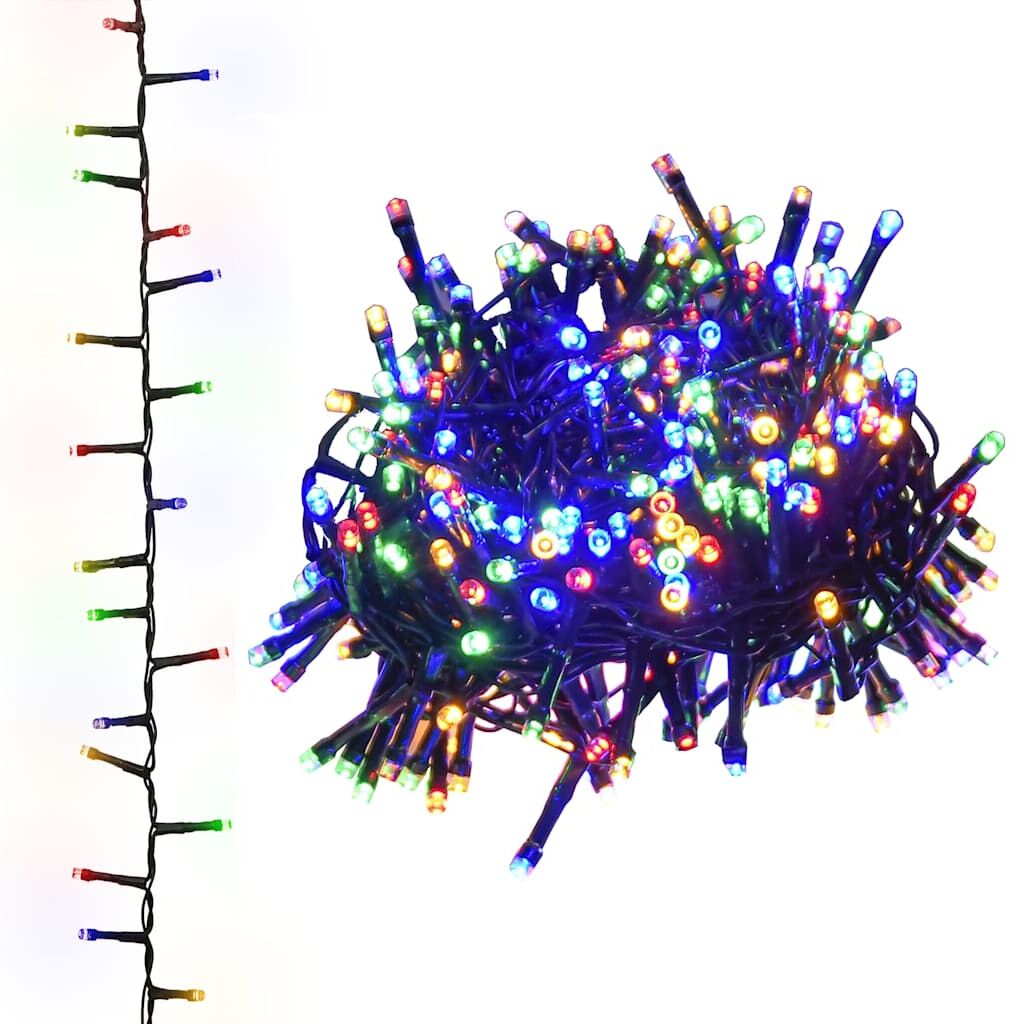 vidaXL Tira de luces compacta con 400 LED PVC multicolor 13 m Multicolor
