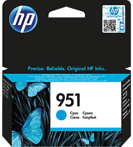 HP 951 (CN050AE) - Cyan - Cartouche d'encre Cyan