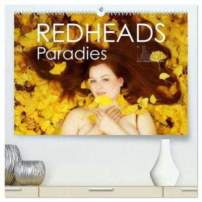 REDHEADS Paradies (hochwertiger Premium Wandkalender 2026 DIN A2 quer), Kunstdruck in Hochglanz