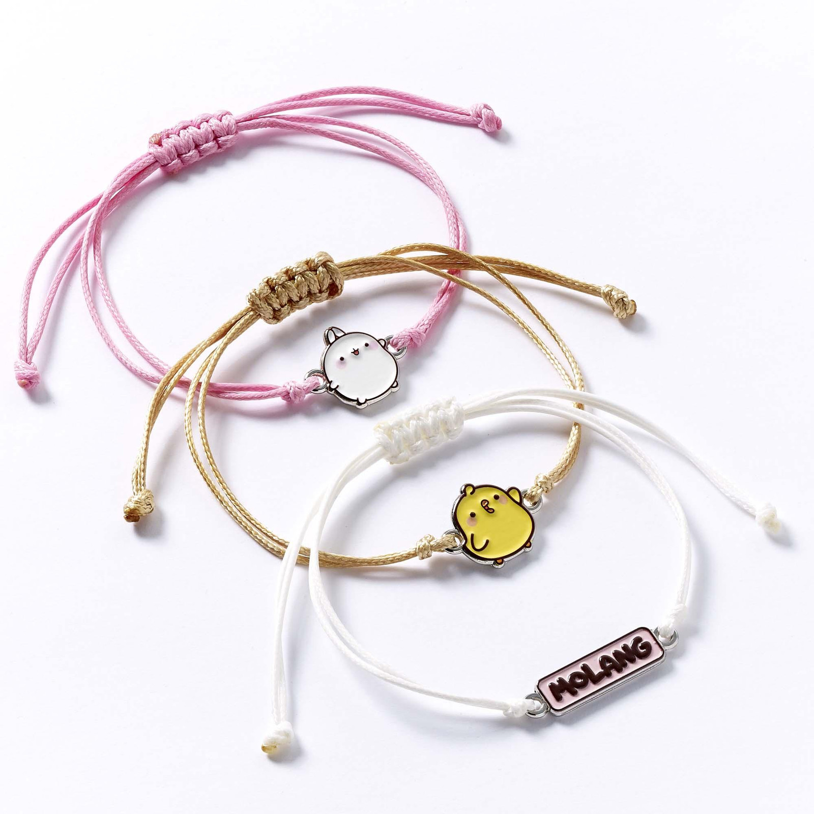 Set van 3 Molang en Piu Piu armbanden van The Carat Shop, 18 cm