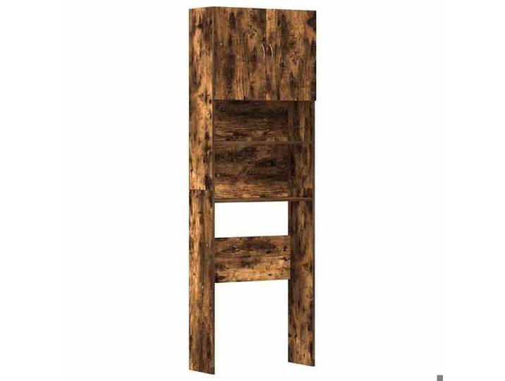 Vendre à perte - Armoire de rangement de machine à laver chêne fumé bois d'ingénierie 53944