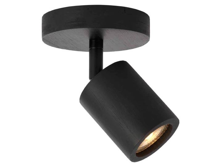 GOOD&MOJO Deckenlampe Java Bambus Spot Schwarz