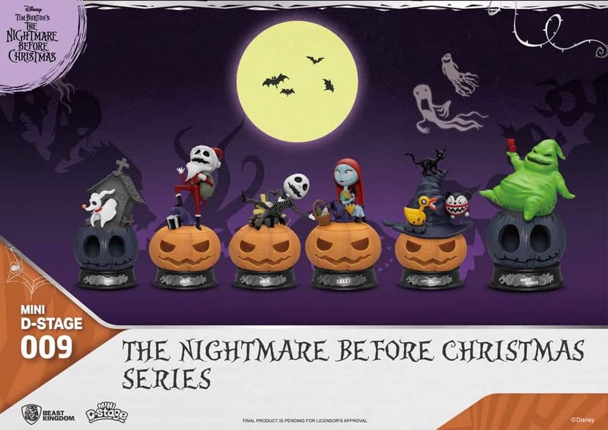 Beast Kingdom The Nightmare Before Christmas Mini Diorama Stage Figuur, 10 cm