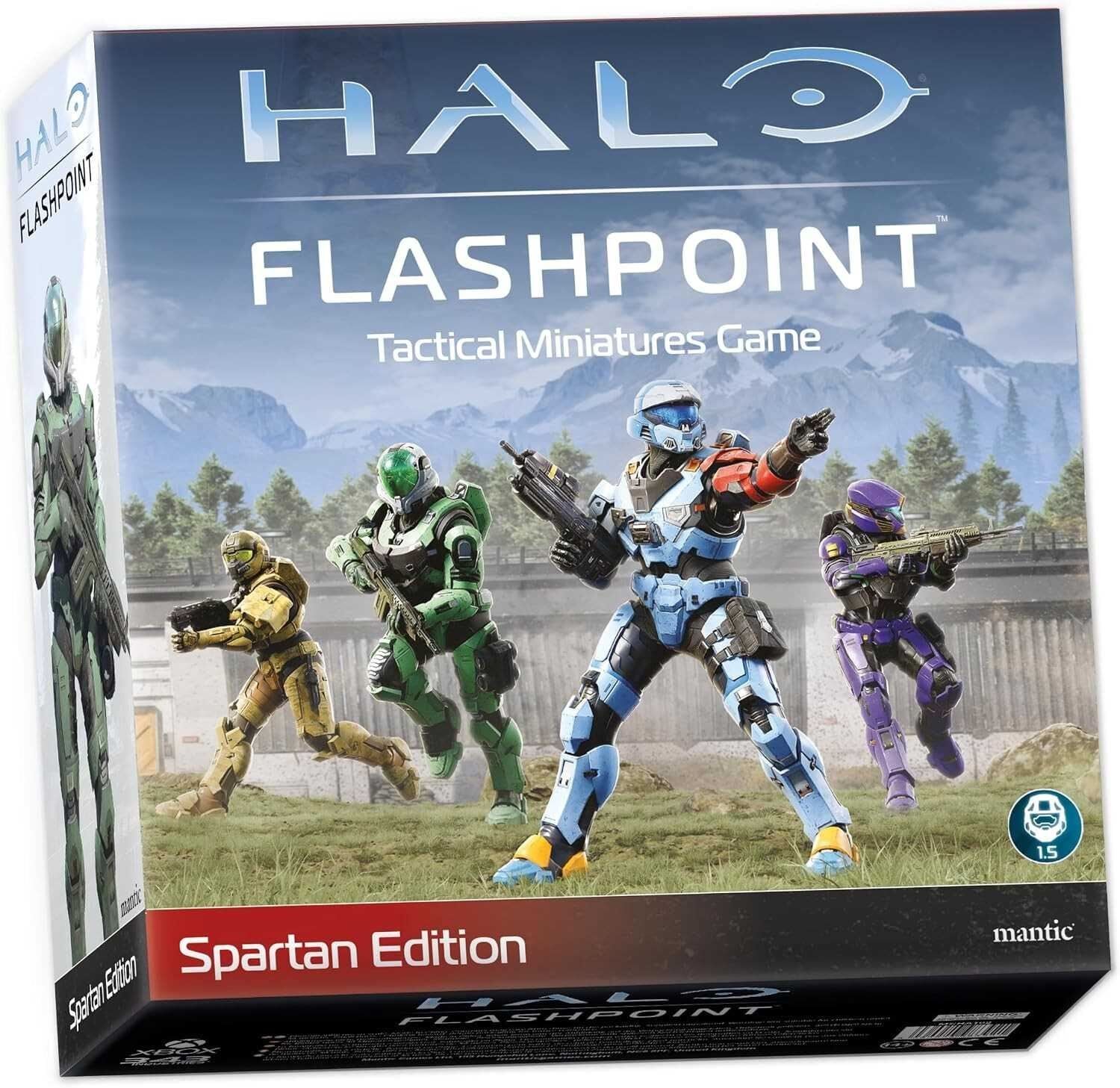 Halo: Flashpoint Spartan Edition v1.5 - 2 Player Miniatures Game, Ages 12+, by Mantic Games