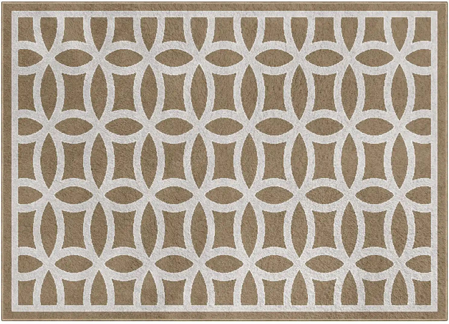 Höffner Webteppich  Welle ¦ braun ¦ Synthetische Fasern ¦ Maße (cm): B: 160