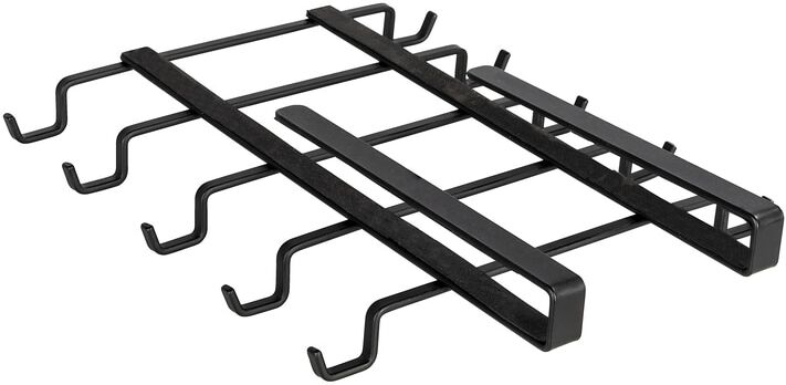 Küchenregal WENKO, schwarz, Regale, Küchenregal, Schrankeinsatz, Tassenhalter für 10 Tassen, Metall