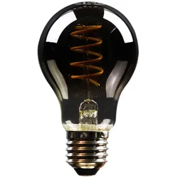 HWH LED Birnenlampe, E27, 5W 1800K 120lm, Glas smoky VBS BLU-49073