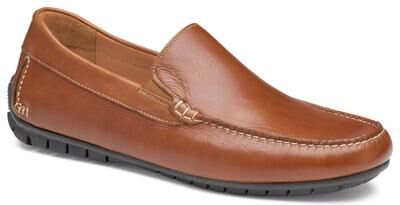 Johnston & Murphy Cort Moc Venetian - Mens 10.5 Tan Slip On Medium