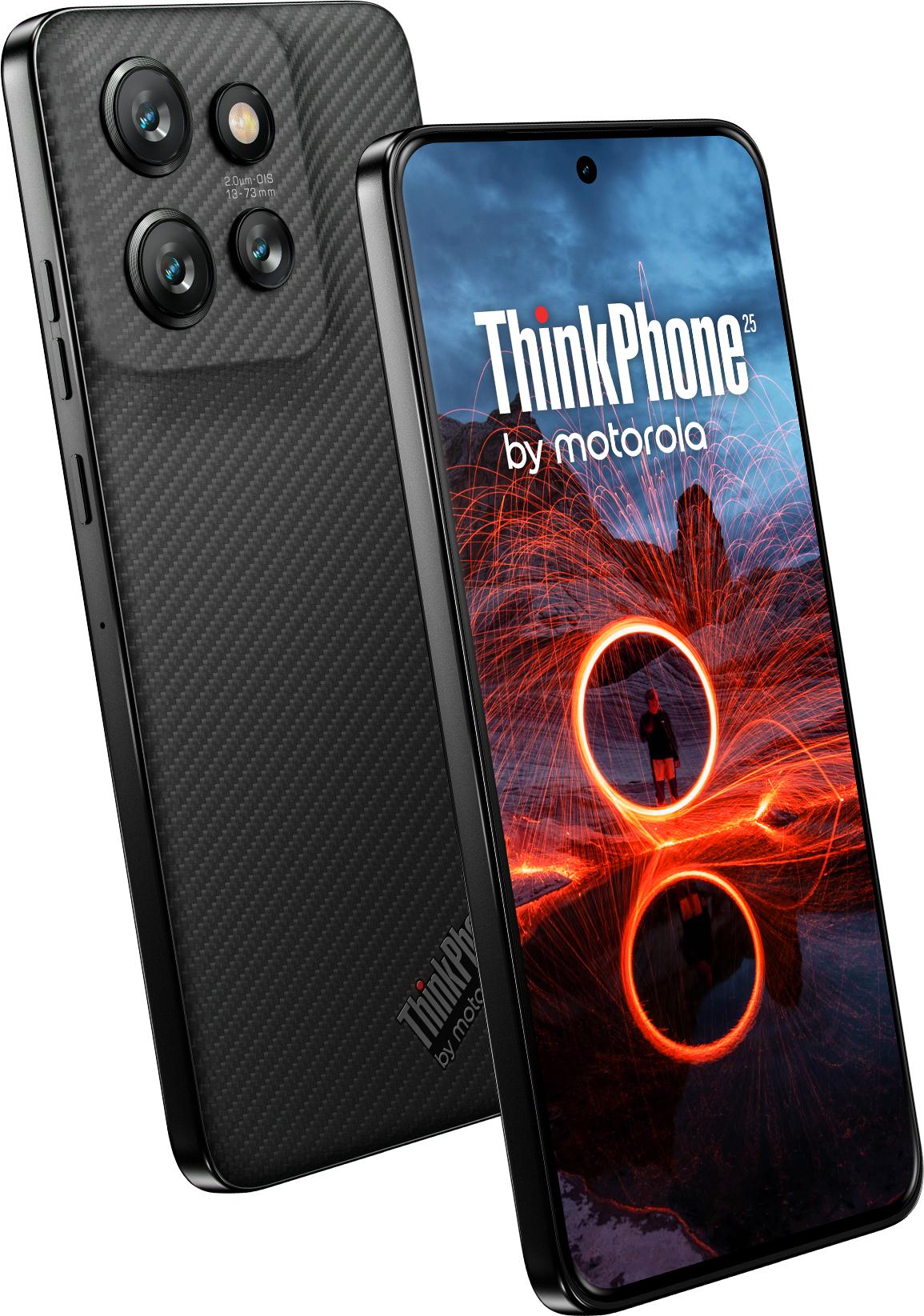 Motorola ThinkPhone25 , 16,1 cm (6.36"), 8 GB, 256 GB, 50 MP, Android 14, Schwarz