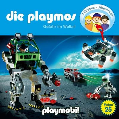 Die Playmos - Das Original Playmobil Hörspiel, Folge 25: Gefahr im Weltall - Florian Fickel,Simon X. Rost, Audio, 4260229662960