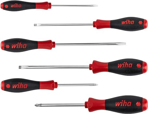 Wiha Set schroevendraaiers SoftFinish Pozidriv 6 stuks 07153
