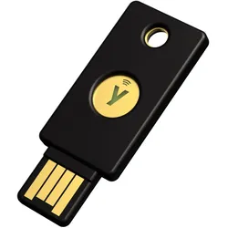 Yubico YUBIKEY 5 NFC - 2 Stück, Notebook Security, Schwarz
