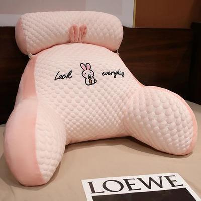 Inspired Living ErgoRest Adjustable Reading Pillow With Lumbar Support pink