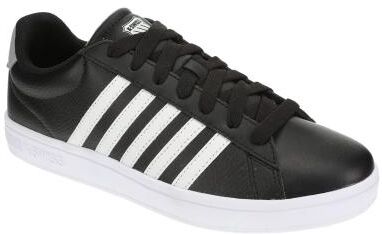 K-Swiss Court Tiebreak II - Mens 9.5 Black Sneaker Medium