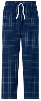 District DT1810 Flannel Pocket Pant in Dark Royal Blue Scotch Plaid size 4XL   Twill