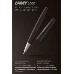LAMY 2000 Brown Edition 55 Jahre LAMY