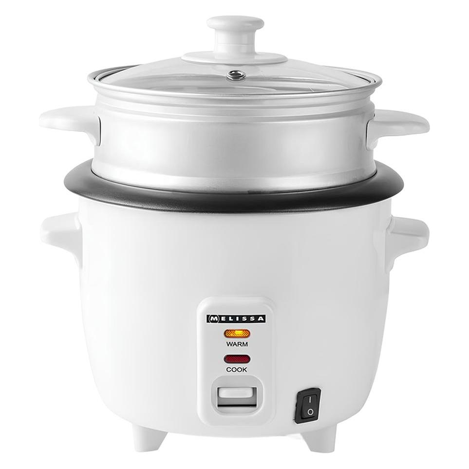 Melissa Reiskocher | 0,6 l | 300 W | Antihaftbeschichtung | Abnehmbare Schüssel | Dampfgareinsatz | (16280022)