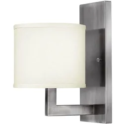 Elstead Lighting, Deckenleuchte, Hampton Wandleuchte E27 Antikes Nickel (E27)