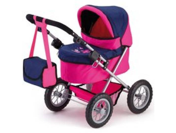 BAYER DESIGN, Poussette de poupée design Trendy (rose/bleu)