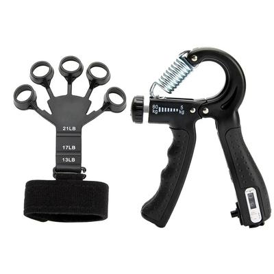 Grip Strength Trainer Kit For Hand Exercise Muscle Building And Injury Recovery Training 2 Pcs Set