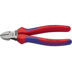 KNIPEX Seitenschneider 160mm Mehrkomponenten-Hülle schwarz atramentiert 70 02 160