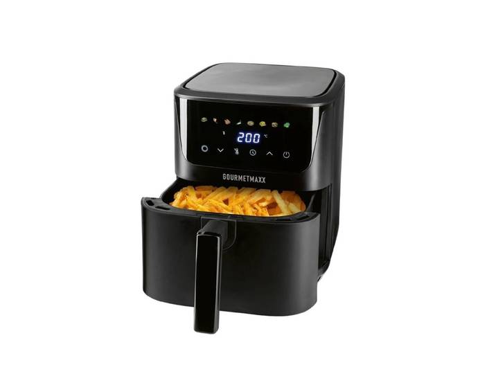 GOURMETMAXX Heissluftfritteuse 6,5 l , schwarz, Fritteusen, Heissluftfritteuse