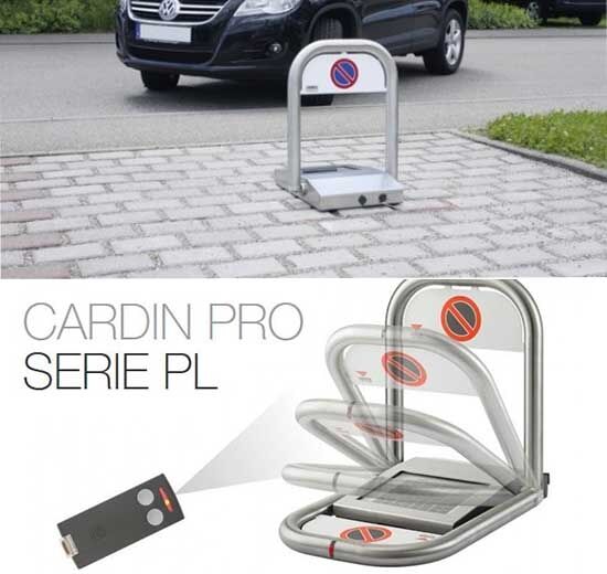 Cardin Parksun-S Automazione Barriera Salvaparcheggio Eletromeccanico Ricarica Con Pannello Solare A Batteria In Acciaio