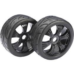 Absima 1:8 Buggy Kompletträder Street 6-Speichen Schwarz 2 St. 2530003