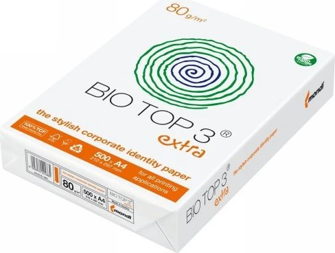 mondi Kopierpapier Bio Top 3 DIN A4 80 g/qm 500 Blatt