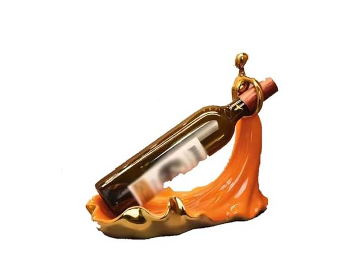 Cenz-888 Weinregal Weinregal-Ornament, Weinschrank-Dekoration(Orange)