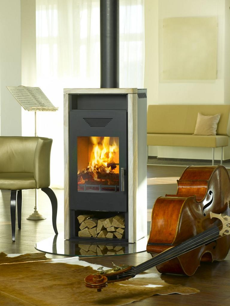 WAMSLERHAUSU Kaminofen TYP11180-Yara-W S R sand Rainbow 6kW 16913765