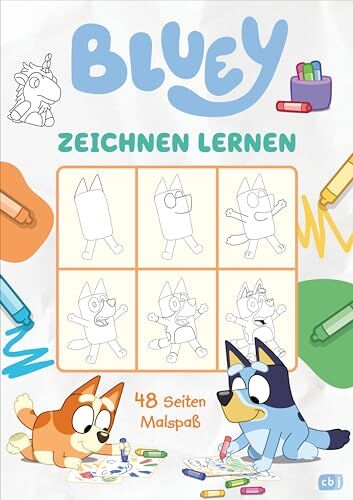 BLUEY – Zeichnen lernen: Mit 48 Seiten Zeichenspaß (BLUEY – Beschäftigung, Band 6) - Preis vom 02.10.2026 23:42:20 h