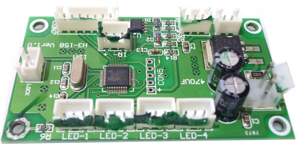 Ersatzteil Platine (Steuerung) Led Qdf-Bar Rgbaw Lichtset (H3-158 Ver1.0)