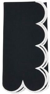 Saro Lifestyle Scalloped Hem Napkin (Set of 4)