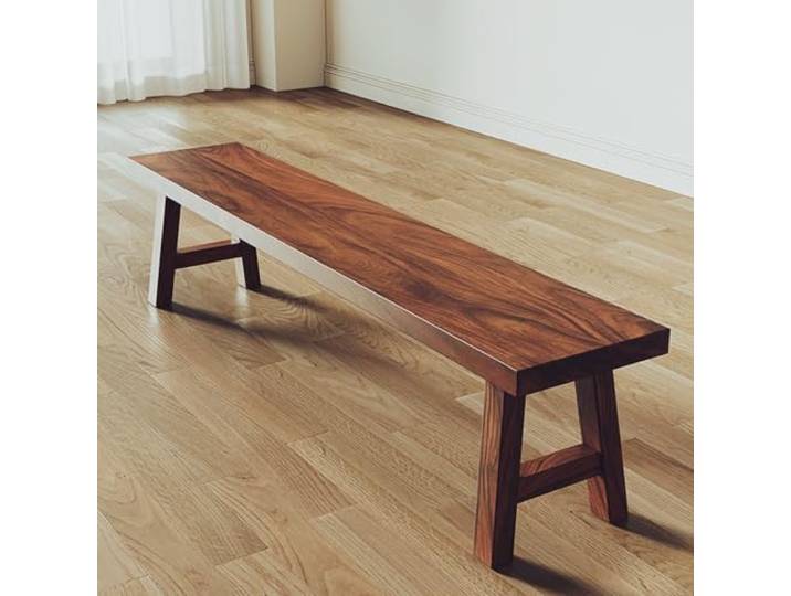 JINGSHIQIAOPL Holzbank, Kleine Holzbank für den Eingangsbereich, Schmale Vintage-Holzbank für Schlafzimmer, Eingangsbereich, Küche, 80 cm bis 180 cm, für Die Veranda(120cm/47in)