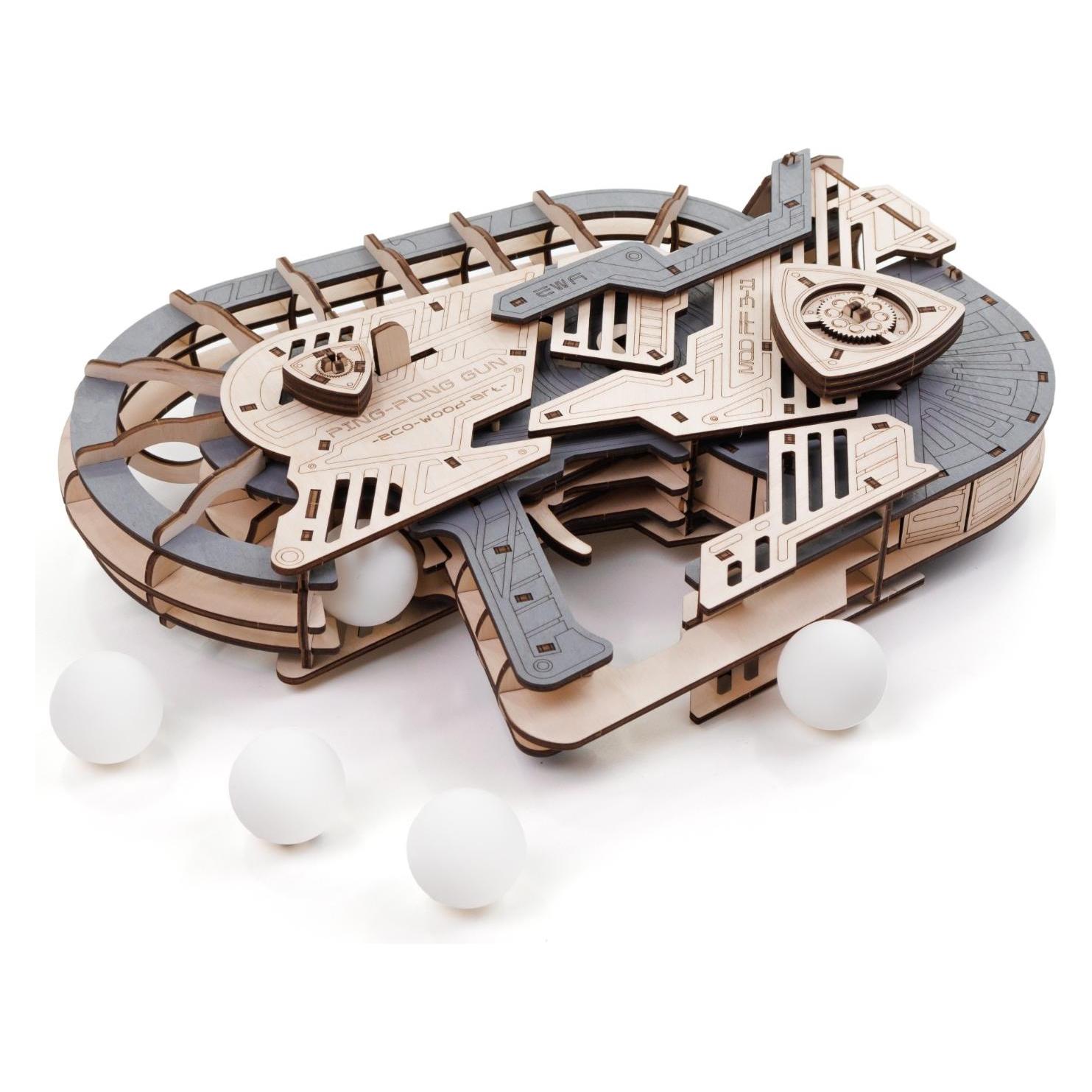 Eco Wood Art PING-PONG Gun - 3D Holzbausatz (EWA-00418)