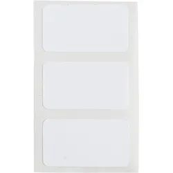 Brady, Etikettenrolle, B33 Series flexible Polyesteretiketten mit dauerhaftem Klebstoff auf Gummibasis, weiss (12.70 mm)
