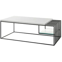 Höffner Home Couchtisch  Juna , weiß , Maße (cm): B: 60 H: 40