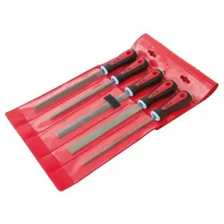 Peddinghaus, Raspel + Feile, FEILENSATZ "NERTECH" 5-TEILIG - 200 MM - MIT NERTECH 3-K HEFT (200 mm)